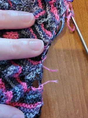 More troubles - snapped yarn