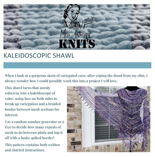 PDF Pattern: Kaleidoscopic Shawl