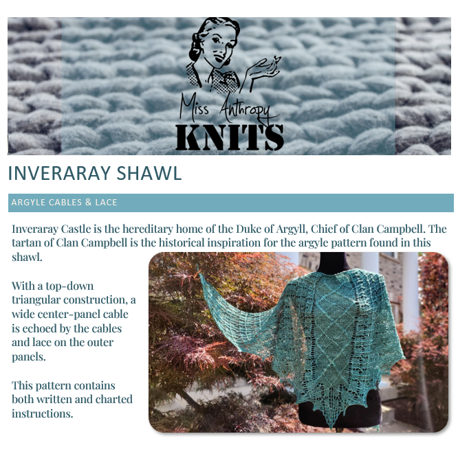 PDF Pattern: Inveraray Shawl