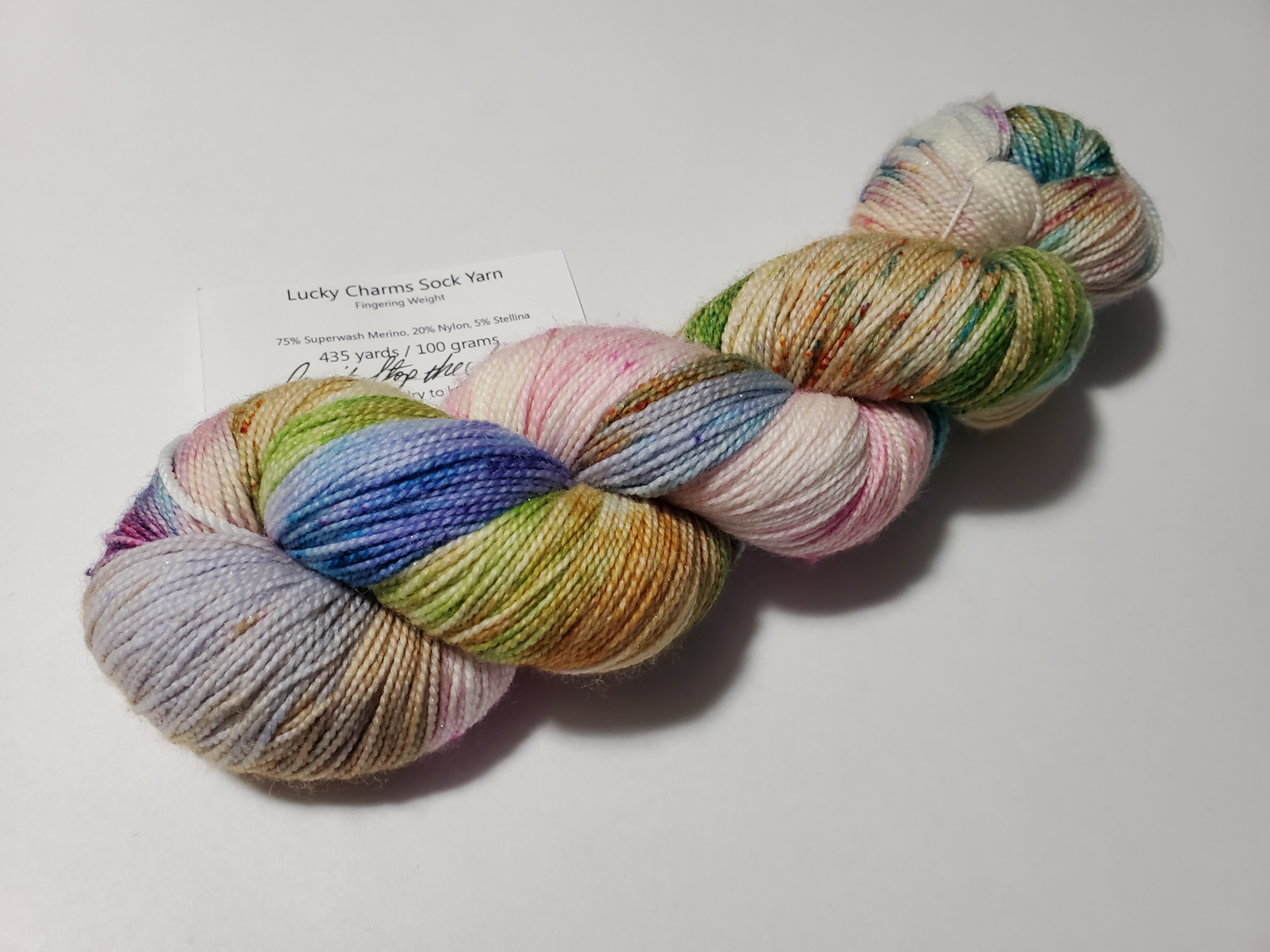 Brew City Yarns Lucky Charms Sock - Can't Stop the Signal