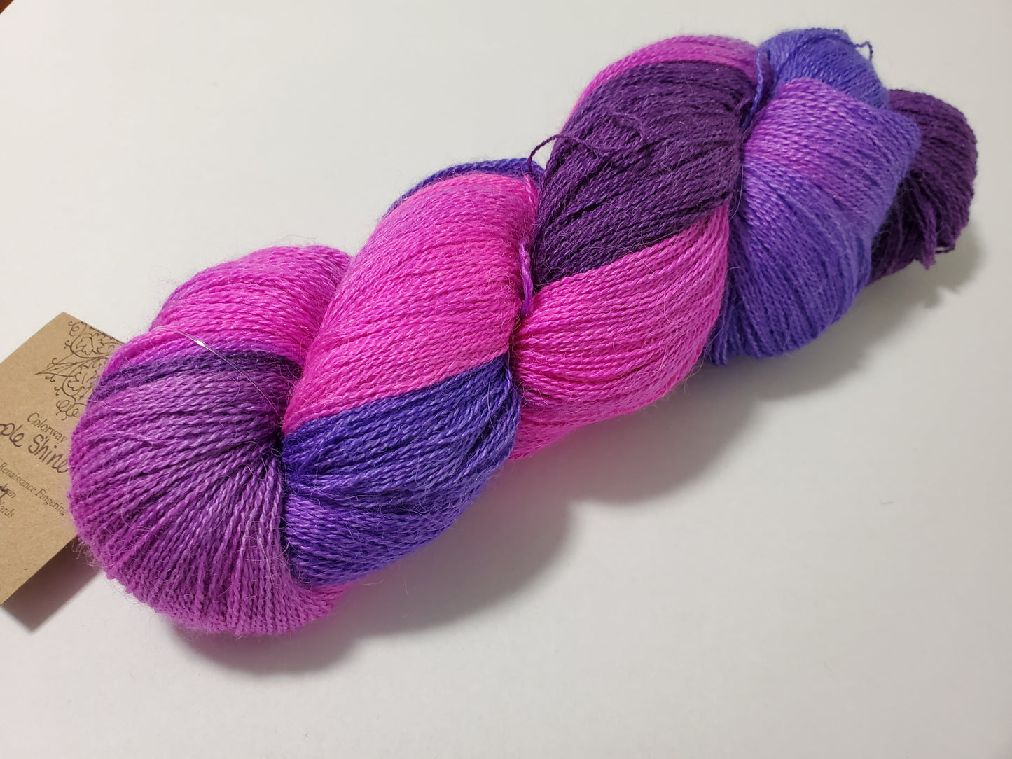 Humble Acres Yarn Renaissance Lace - Purple Shiner